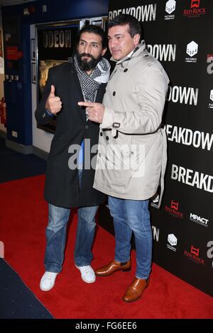 UK premiere of 'Breakdown' - Red Carpet Arrivals  Featuring: Tamer Hassan Where: London, United Kingdom When: 12 Jan 2016 Stock Photo