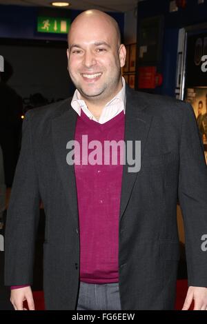 UK premiere of 'Breakdown' - Red Carpet Arrivals  Featuring: Jonnie Malachi Where: London, United Kingdom When: 12 Jan 2016 Stock Photo