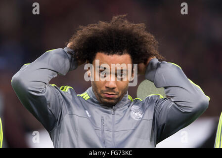 Roma, Italy. 17th Feb, 2016. Marcelo (Real) Football/Soccer : UEFA Champions League Round of 16 1st leg match between AS Roma 0-2 Real Madrid at Stadio Olimpico in Roma, Italy . © Maurizio Borsari/AFLO/Alamy Live News Stock Photo