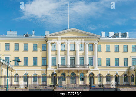 The Presidential Palace, Mariegatan, Helsinki, Uusimaa Region, Republic of Finland Stock Photo