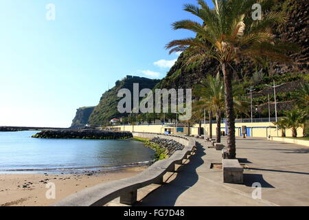 geography / travel, Portugal, Madeira, Calheta, promenade, Additional-Rights-Clearance-Info-Not-Available Stock Photo