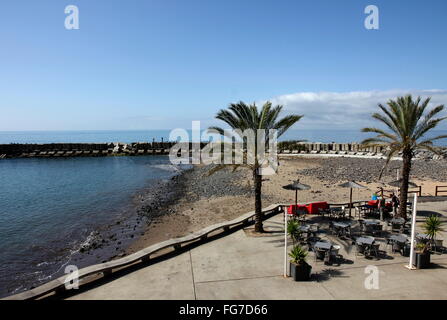 geography / travel, Portugal, Madeira, Calheta, beach, beach cafe, Additional-Rights-Clearance-Info-Not-Available Stock Photo