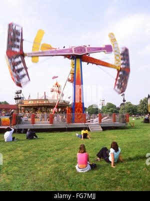 Funfair ride, London, England, United Kingdom, Europe Stock Photo - Alamy