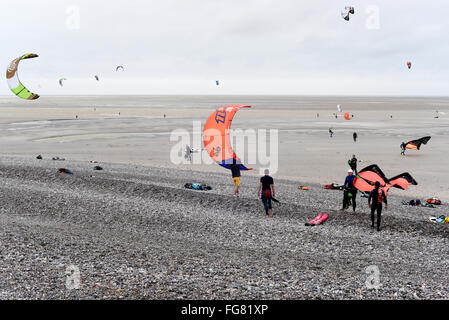 July 13th, 2015 - Cayeux sur mer Stock Photo