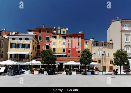 geography / travel, Croatia, Istria, Rovinj, promenade, Additional-Rights-Clearance-Info-Not-Available Stock Photo