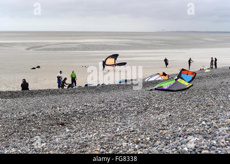 July 13th, 2015 - Cayeux sur mer Stock Photo