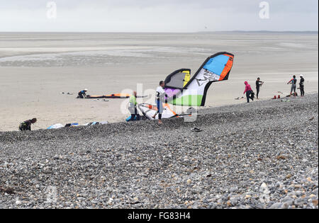 July 13th, 2015 - Cayeux sur mer Stock Photo