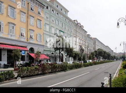 geography / travel, Italy, Friuli, Trieste, Riva Nazario Sauro, Additional-Rights-Clearance-Info-Not-Available Stock Photo