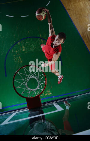 basketball player in action Stock Photo