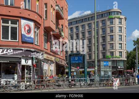 geography / travel, Germany, Berlin, Berlin Mitte, Torstrasse, Rosenthaler Platz, Additional-Rights-Clearance-Info-Not-Available Stock Photo