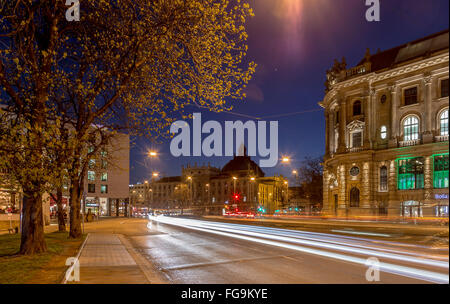 geography / travel, Germany, Bavaria, Munich, Justice Palace, old stock exchange, Lenbachplatz (square), Additional-Rights-Clearance-Info-Not-Available Stock Photo