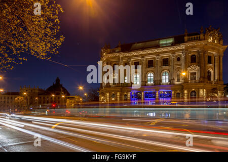 geography / travel, Germany, Bavaria, Munich, Justice Palace, old stock exchange, Lenbachplatz (square), Additional-Rights-Clearance-Info-Not-Available Stock Photo