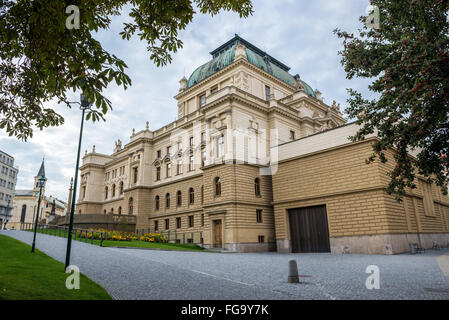 Josef Kajetan Tyl Theatre - main theatre in Pilsen city, Czech Republic Stock Photo