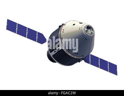 Crew Exploration Vehicle. 3D Model On A White Background. Stock Photo