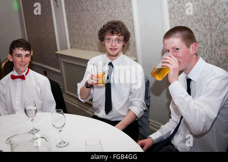 teenage prom for teenagers to mark coming of age Stock Photo