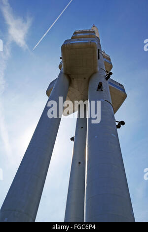 View on TVtower Prague Czech Republic Stock Photo