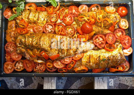 Mediterraneans food - fish Stock Photo