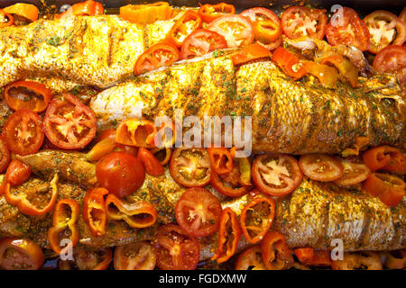 Mediterraneans food - fish Stock Photo