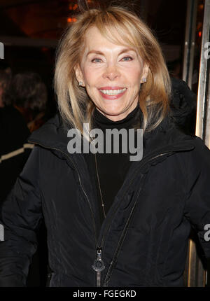 Opening night of Noises Off at the American Airlines Theatre - Arrivals.  Featuring: Elaine Joyce Where: New York, New York, United States When: 14 Jan 2016 Stock Photo