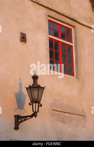 Historic merchants' houses on Rüütli Street, Tallinn, Estonia Stock Photo