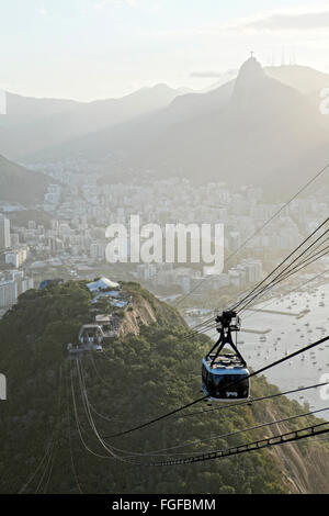 Sugarloaf Mountain Pão de AçucarRio de JaneiroBrazil. Stock Photo