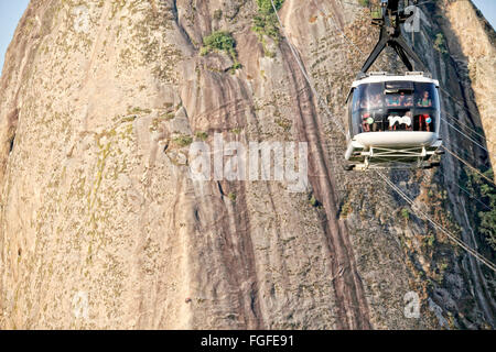 Sugarloaf Mountain Pão de AçucarRio de JaneiroBrazil. Stock Photo