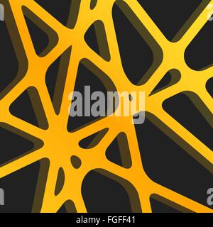 Crossed lines abstract gentle orange and yellow vector cover background Stock Vector