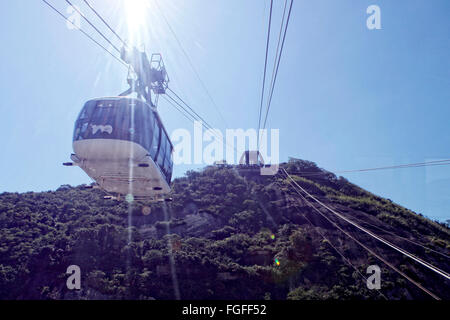 Sugarloaf Mountain Pão de AçucarRio de JaneiroBrazil. Stock Photo