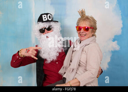 Christmas couple Stock Photo