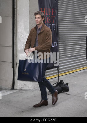 Celebrity guests at HuffPost Live in Manhattan Featuring: Russell