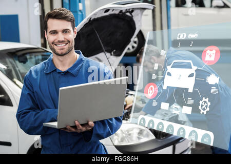 Composite image of engineering interface Stock Photo