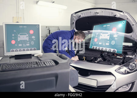 Composite image of engineering interface Stock Photo