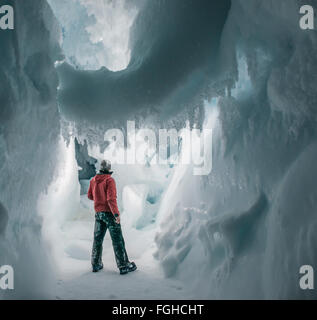 Image of ice cave Stock Photo - Alamy