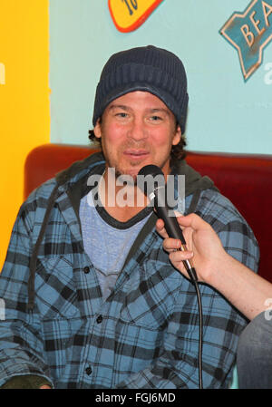 February 18, 2016: Christian Kane is interviewed prior to the 2016 Wizard World Comic Con at the Oregon Convention Center, Portland, OR Larry C. Lawson/CSM Stock Photo