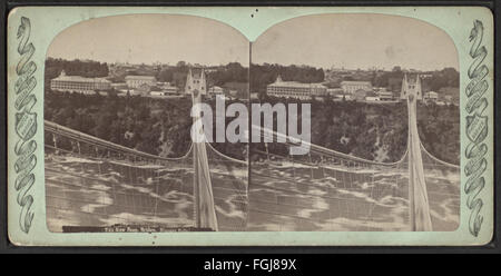 R R Suspension Bridge, Niagara Falls, From Robert N Dennis Collection ...