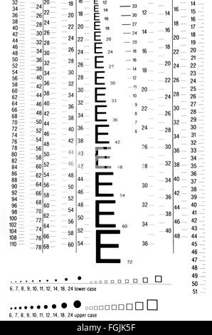 printer and designer gauge for measuring type sizes and other rulers ...
