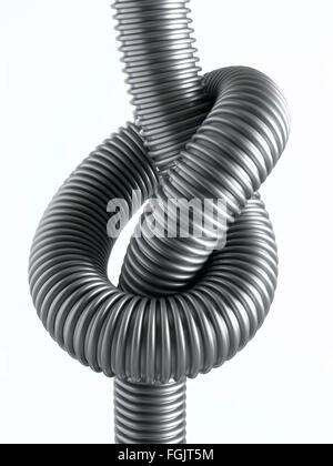 Isolated corrugated Hose Stock Photo