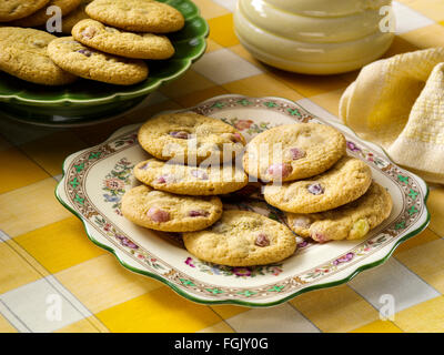 Jelly bean cookies Stock Photo