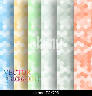 seamless texture  hex grid eps 10 vector illustration Stock Vector