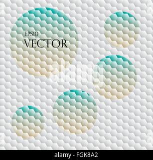 Seamless background with hex grid Stock Vector