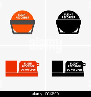 Flight Recorders Stock Vector