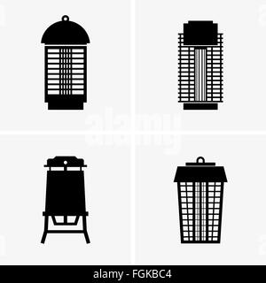Electric mosquito traps Stock Vector
