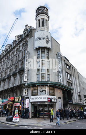 The Tony Award winning Book of Mormon at the Prince of Wales Theatre in London's West End. Stock Photo
