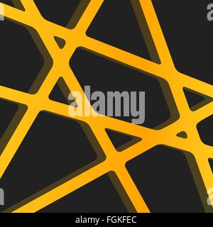Crossed lines abstract gentle orange and yellow vector cover background Stock Vector