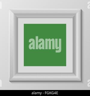 Realistic frame green. Perfect for your presentations  Vector illustration EPS10 Stock Vector
