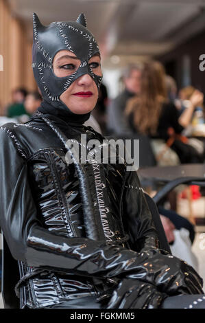 Dressed a catwoman costume hi-res stock photography and -