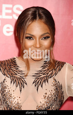 ASHANTI  US singer in February 2016. Photo Jeffrey Mayer Stock Photo