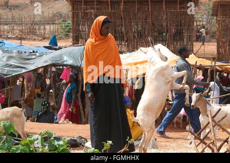 Southern Ethiopia-people and landscapes Stock Photo