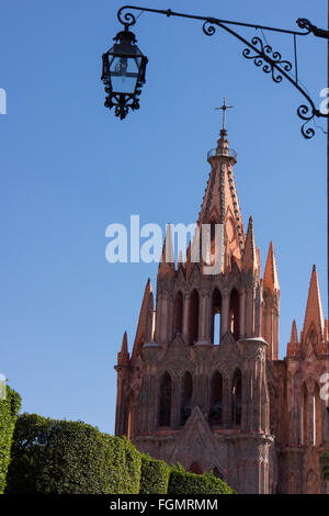 Cathedral in San Miguel de Allende Stock Photo