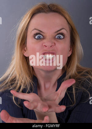 furious woman, Stock Photo